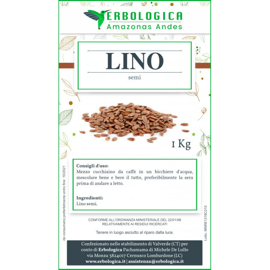 Lino semi 500 grammi Lino semi 500 grammi