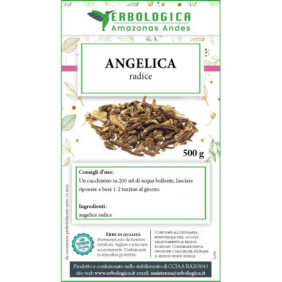 Angelica radice tisana 500 grammi Angelica radice tisana 500 grammi