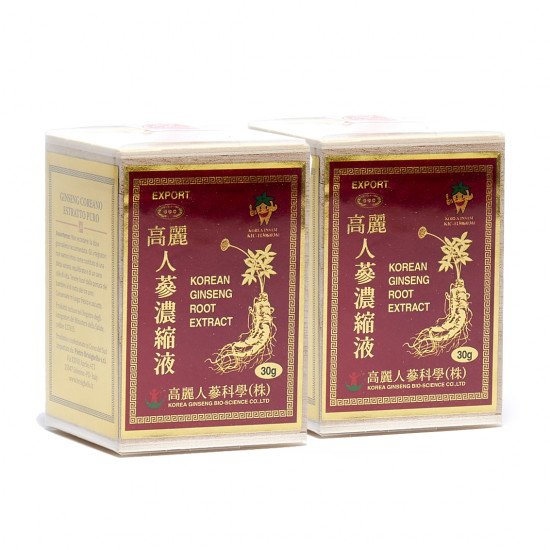 Ginseng coreano estratto puro 30 grammi due confezione Ginseng coreano estratto puro 30 grammi due confezione