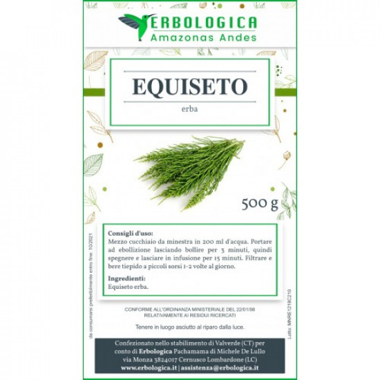 Equiseto erba tisana 500 grammi Equiseto erba tisana 500 grammi