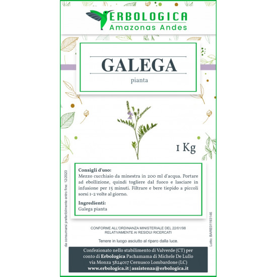 Galega pianta tisana 1 kg Galega pianta tisana 1 kg