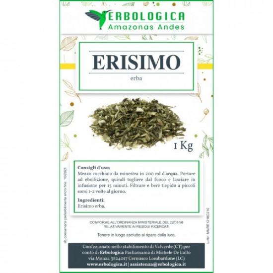 Erisimo taglio tisana formato da 1 kg Erisimo taglio tisana formato da 1 kg