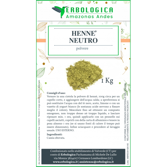 Henne' neutro 1 kg Henne' neutro 1 kg