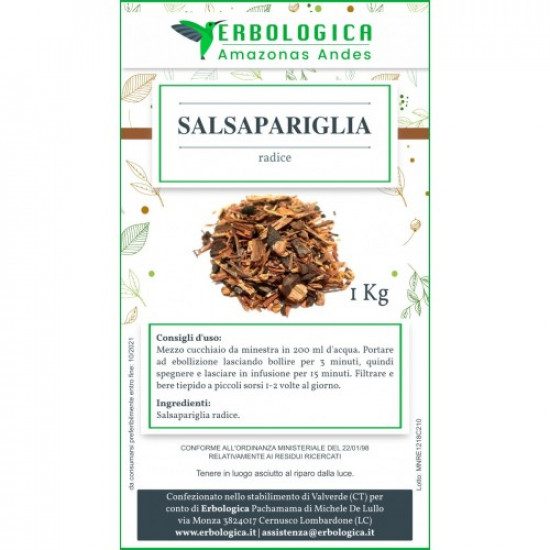 Salsapariglia radice tisana 1 kg Salsapariglia radice tisana 1 kg
