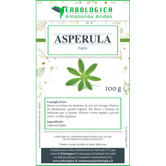 Asperula odorosa taglio tisana 500 grammi Asperula odorosa taglio tisana 500 grammi