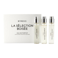 Byredo La Sélection Boisée Gift Set 12ml Black Saffron EDP + 12ml Mojave Ghost EDP + 12ml Super Cedar EDP