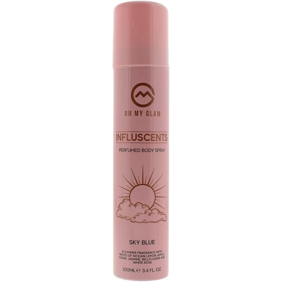 Oh My Glam Influscents Body Spray 100ml - Sky Blue Oh My Glam Influscents Body Spray 100ml - Sky Blue
