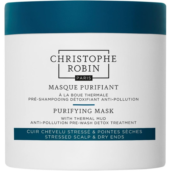 Christophe Robin Purifying Hair Mask 250ml Christophe Robin Purifying Hair Mask 250ml