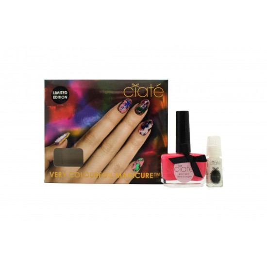 Ciaté Corrupted Neon Manicure Confezione Regalo 13.5ml Smalto Neon Orange + 10g Neon Glitter + 5ml Black Light Top Coat Ciaté Corrupted Neon Manicure Confezione Regalo 13.5ml Smalto Neon Orange + 10g Neon Glitter + 5ml Black Light Top Coat