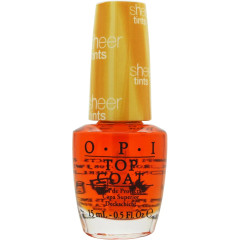 OPI Sheer Tints Top Coat Smalto Unghie 15ml - I'm Never Amberrassed NTS01