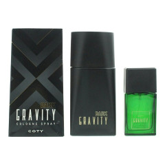 Coty Gravity Set Regalo 100ml Dark Gravity Cologne + 30ml Defy Gravity Cologne