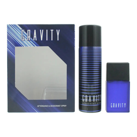 Coty Gravity Set Regalo 30ml Aftershave + 120ml Deodorante Spray Coty Gravity Set Regalo 30ml Aftershave + 120ml Deodorante Spray