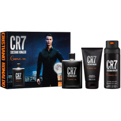 Cristiano Ronaldo CR7 Game On Set Regalo 100ml EDT Spray + 150ml Gel Doccia + 150ml Spay Corpo