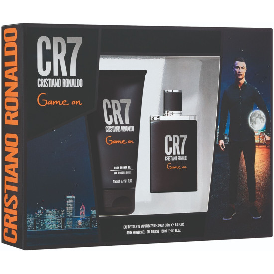 Cristiano Ronaldo CR7 Game On Set Regalo 50ml EDT Spray + 150ml Gel Doccia