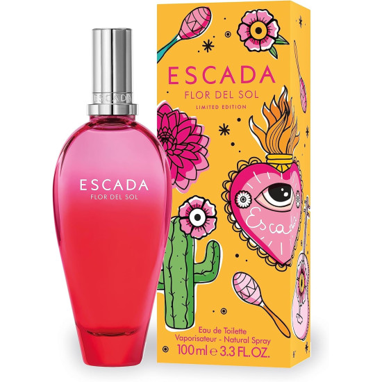 Escada Flor del Sol Eau de Toilette 100ml Spray Escada Flor del Sol Eau de Toilette 100ml Spray