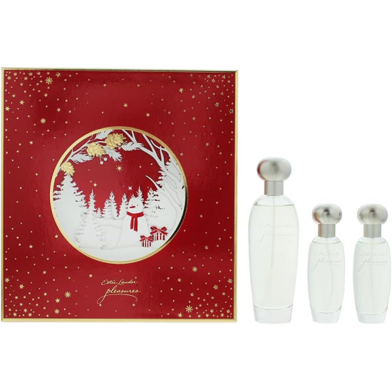Estée Lauder Pleasures Gift Set 100ml EDP + 30ml EDP + 30ml EDP Estée Lauder Pleasures Gift Set 100ml EDP + 30ml EDP + 30ml EDP