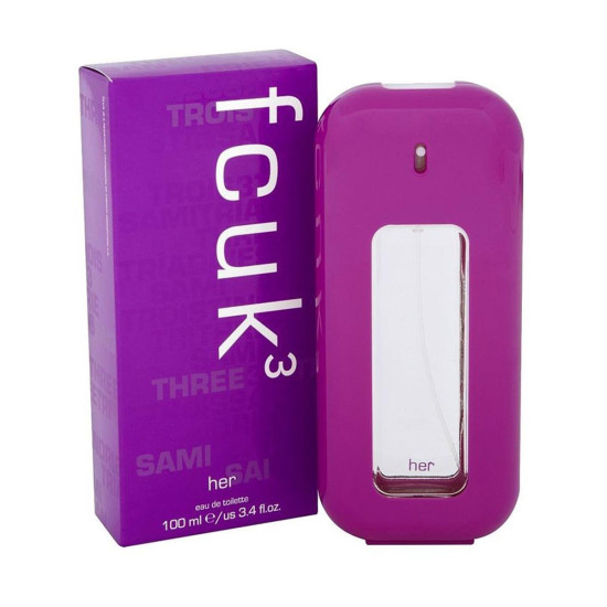 FCUK FCUK 3 Eau de Toilette 100ml Spray FCUK FCUK 3 Eau de Toilette 100ml Spray
