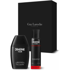 Guy Laroche Drakkar Noir Gift Set 100ml EDT + 150ml Deodorant Spray