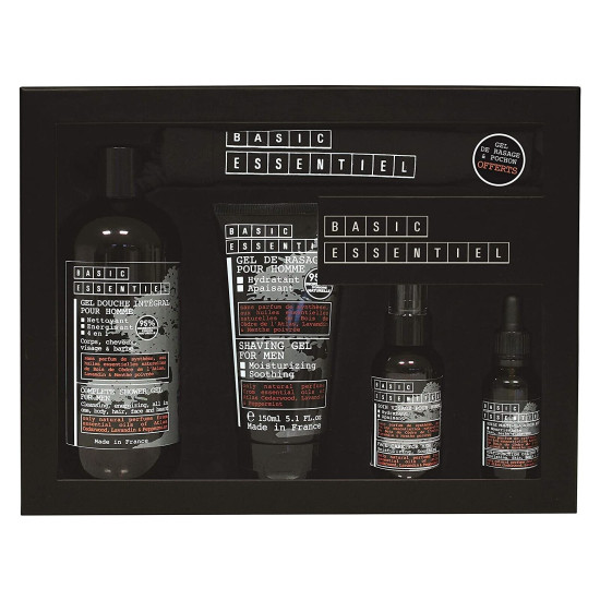 Jeanne Arthes Bare Essentiel Set Regalo 500ml Gel Doccia + 150ml Shaving Gel + 30ml Multifunction Oil + 75ml Moisturizer Jeanne Arthes Bare Essentiel Set Regalo 500ml Gel Doccia + 150ml Shaving Gel + 30ml Multifunction Oil + 75ml Moisturizer