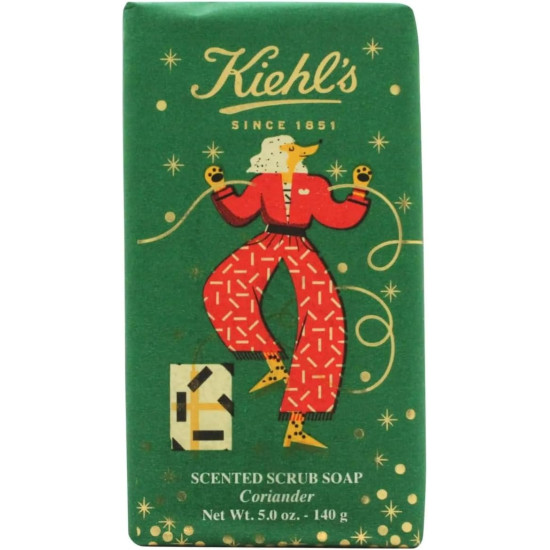 Kiehl's Scented Scrub Bar Soap 140g - Coriander Kiehl's Scented Scrub Bar Soap 140g - Coriander