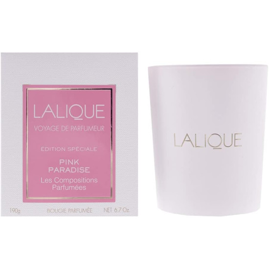 Lalique Les Compositions Parfumées Pink Paradise Candle 190g Lalique Les Compositions Parfumées Pink Paradise Candle 190g