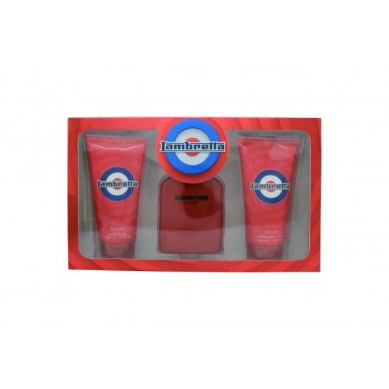 Lambretta Sport Gift Set 100ml EDP + 150ml Shower Gel + 150ml Aftershave Lotion Lambretta Sport Gift Set 100ml EDP + 150ml Shower Gel + 150ml Aftershave Lotion