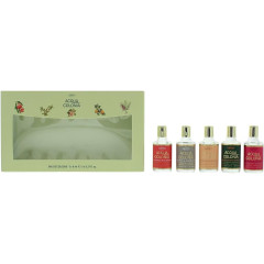 Mäurer & Wirtz 4711 Acqua Colonia Gift Set 8ml Lime & Nutmeg EDC + 8ml Lemon & Ginger EDC + 8ml Blood Orange & Basil EDC + 8ml Lychee & White Mint EDC + 8ml White Peach & Coriander EDC