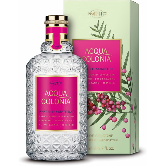 Mäurer & Wirtz 4711 Acqua Colonia Pink Pepper & Grapefruit Eau de Cologne 170ml Spray Mäurer & Wirtz 4711 Acqua Colonia Pink Pepper & Grapefruit Eau de Cologne 170ml Spray