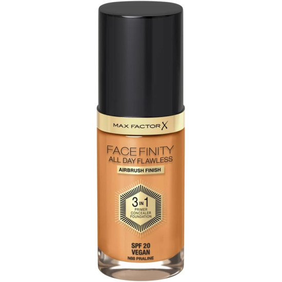 Max Factor Facefinity All Day Flawless 3 in 1 Foundation SPF20 30ml - 88 Praline