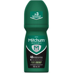 Mitchum Invisible 48HR Pure Energy Roll On 100ml