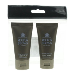 Molton Brown White Sandalwood Body Wash Set Regalo 2 x 30ml