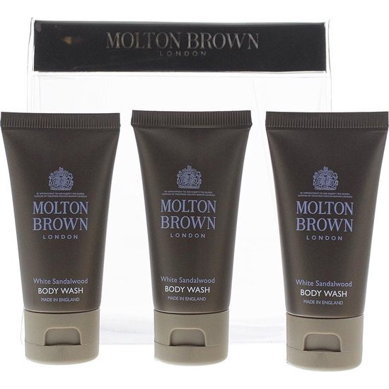 Molton Brown White Sandalwood Body Wash Set Regalo 3 x 30ml