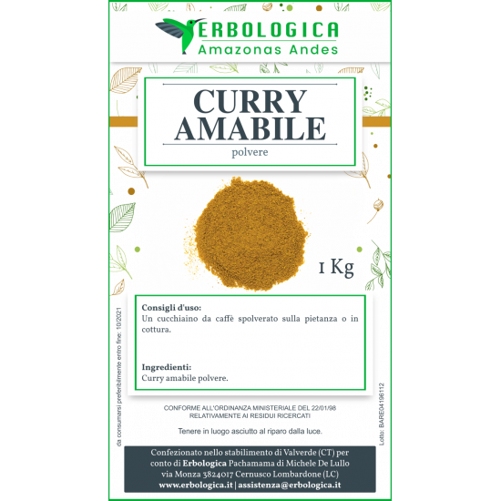 Curry amabile tisana 500 grammi