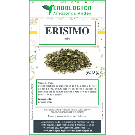 Erisimo taglio tisana 500 grammi Erisimo taglio tisana 500 grammi