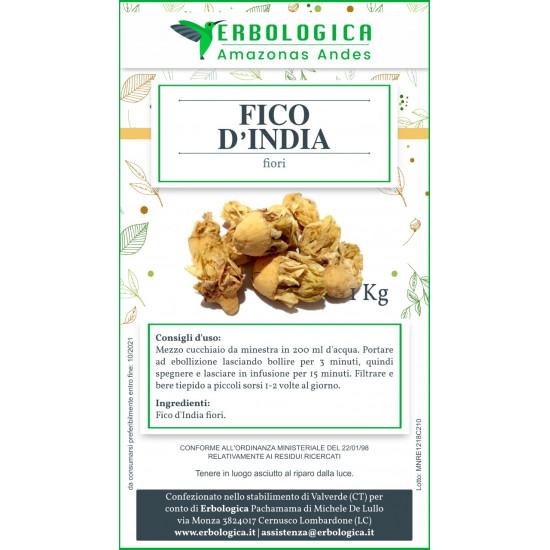Fico d'india fiori 500 grammi Fico d'india fiori 500 grammi