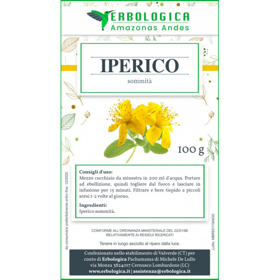 Iperico tisana 500 grammi Iperico tisana 500 grammi