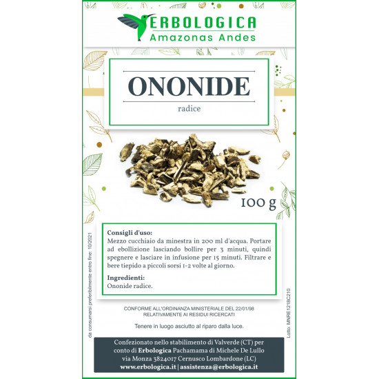 Ononide spinosa radice taglio tisana 500 grammi Ononide spinosa radice taglio tisana 500 grammi