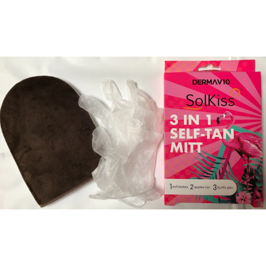 Derma V10 3 in 1 Autoabbronzante Applicator Mitt 1g Derma V10 3 in 1 Autoabbronzante Applicator Mitt 1g