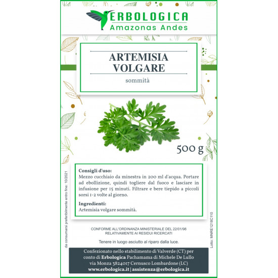 Artemisia pianta taglio tisana 500 grammi Artemisia pianta taglio tisana 500 grammi