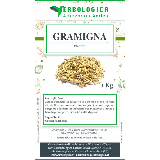 Gramigna Rizoma radice 1 kg Gramigna Rizoma radice 1 kg