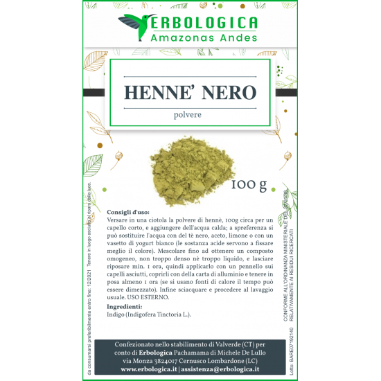 Henne nero 500 grammi, 100% puro in polvere, senza picramato. Henne nero 500 grammi, 100% puro in polvere, senza picramato.