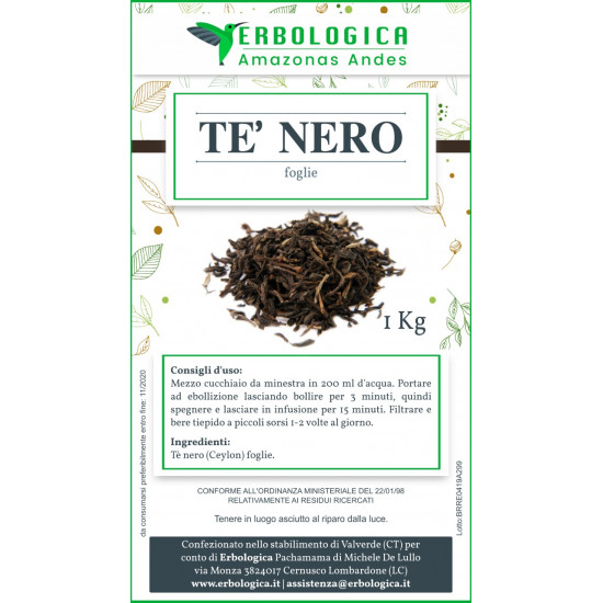 Te' nero ceylon 1 kg Te' nero ceylon 1 kg