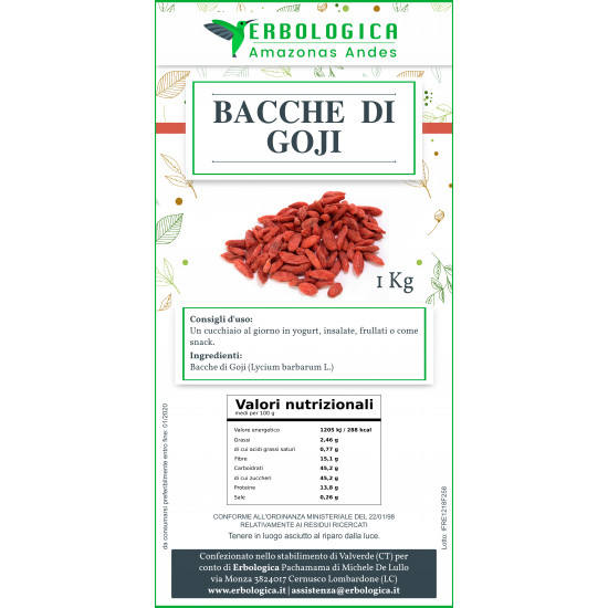 Bacche di goji del tibet Bacche di goji del tibet