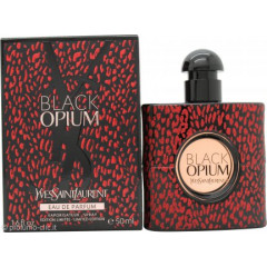 Yves Saint Laurent Black Opium Eau de Parfum 50ml Spray - Baby Cat Collector Edition