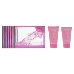 Disney Cinderella Pink Slipper Set Regalo 60ml EDP + 75ml Gel Doccia + 75ml Lozione Corpo