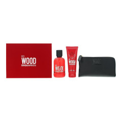 DSquared² Red Wood Set Regalo 100ml EDT + 100ml Gel Doccia + Purse