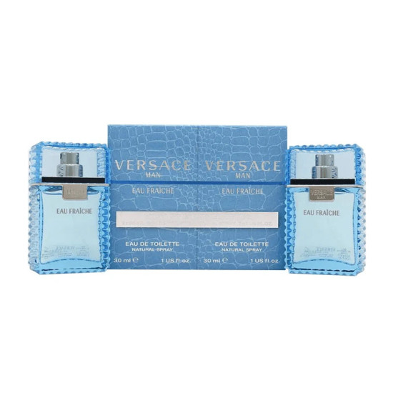 Versace Man Eau Fraiche Confezione Regalo 2 x 30ml EDT Spray Versace Man Eau Fraiche Confezione Regalo 2 x 30ml EDT Spray