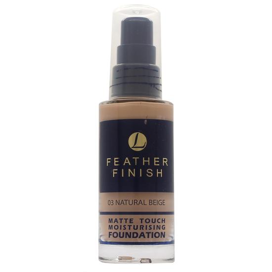 Lentheric Feather Finish Matte Touch Moisturising Foundation 30ml - Natural Beige 03