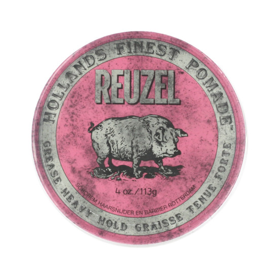 Reuzel Pink Heavy Hold Grease Pomata Per Capelli 113g