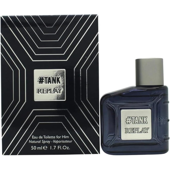 Replay #Tank For Him Eau de Toilette 50ml Spray Replay #Tank For Him Eau de Toilette 50ml Spray